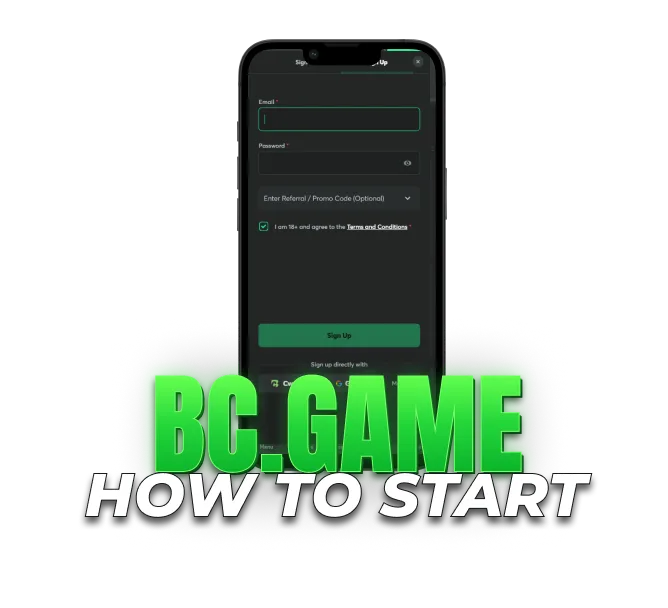 How to start playing Plinko by creating an account through the mobile registration form.